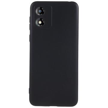 Husă TPU Mată Antiamprentă Motorola Moto E13 - Negru