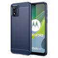 Husă TPU Brushed Motorola Moto E13 - Fibră de Carbon