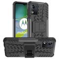 Husă Hibrid cu Stand Motorola Moto E13 - Antialunecare - Negru