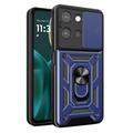 Husă Hibridă Motorola Moto G (2025) cu Inel Rotativ cu Ecran pentru Cameră