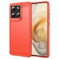 Husă TPU Brushed Motorola Moto G Stylus 5G (2025) - Fibră de Carbon