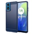 Husă TPU Brushed Motorola Moto G04/G24 - Fibră de Carbon