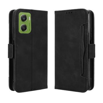 Husă portofel pentru card Motorola Moto G06/G06 Power - Negru