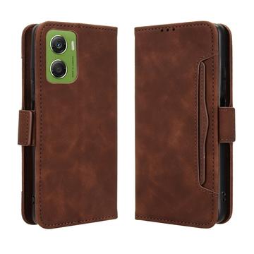 Husă portofel pentru card Motorola Moto G06/G06 Power - maro