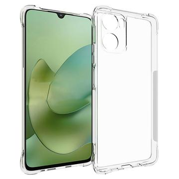 Husă din silicon rezistentă la șocuri Motorola Moto G06/G06 Power - Transparent