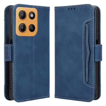 Husă Portofel Motorola Moto G15/G15 Power - Cardholder - Albastru