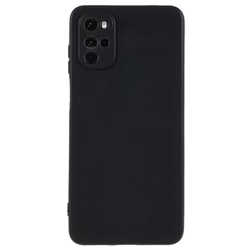 Husă TPU Mată Antiamprentă Motorola Moto G22 - Negru