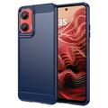 Husă TPU Brushed Motorola Moto G35 - Fibră de Carbon