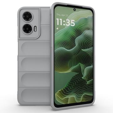 Husă TPU Motorola Moto G35 - Rugged - Gri Deschis