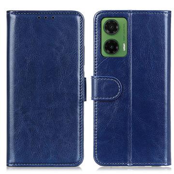 Husă Portofel cu Închidere Magnetică Motorola Moto G35 - Albastru