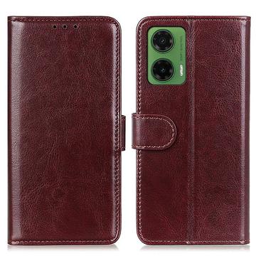 Husă Portofel cu Închidere Magnetică Motorola Moto G35 - maro