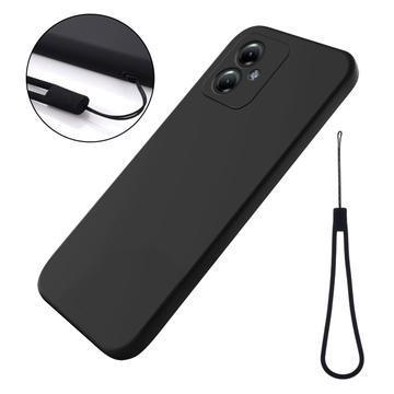 Husă Silicon Motorola Moto G54 - Liquid - Negru