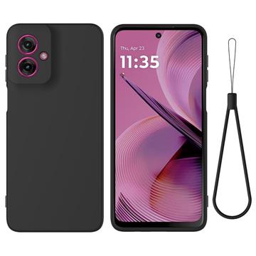 Husă Silicon Motorola Moto G55 - Liquid - Negru