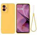 Husă Silicon Motorola Moto G55 - Liquid - Galben
