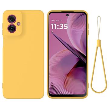 Husă Silicon Motorola Moto G55 - Liquid - Galben