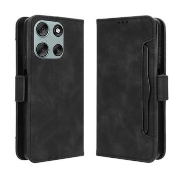 Husă portofel pentru card Motorola Moto G56 - Negru