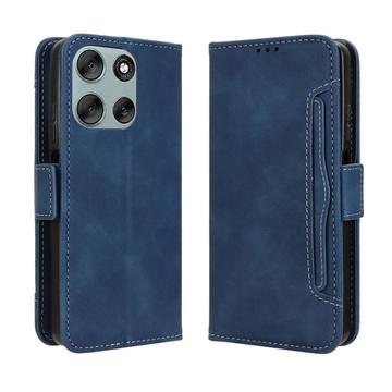 Husă portofel pentru card Motorola Moto G56 - Albastru