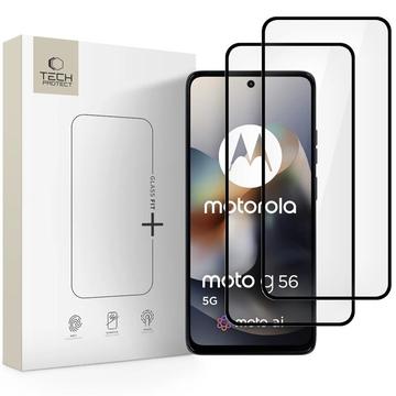 Protector de ecran din sticlă călită Motorola Moto G56 Tech-Protect Glass Fit+ - 2 buc. - Negru