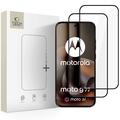Protector de ecran din sticlă călită Motorola Moto G77/G67 Tech-Protect Glass Fit+ - 2 buc. - Negru