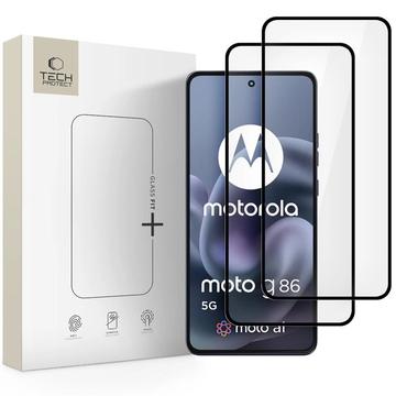Protector de ecran din sticlă călită Motorola Moto G86/G86 Power Tech-Protect Glass Fit+ - 2 buc. - Negru
