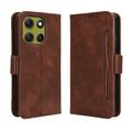 Husă portofel pentru card Motorola Moto G86 - maro