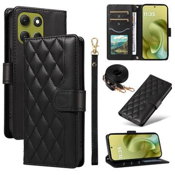 Husă portofel matlasata de lux - Motorola Moto G86