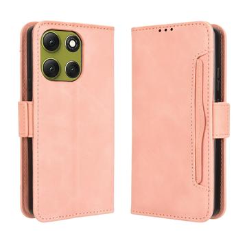 Husă portofel pentru card Motorola Moto G86 Power - Roz