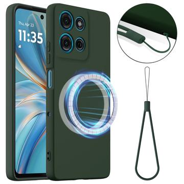 Husă Silicon Liquid  Motorola Moto G86 Power - Compatibila MagSafe