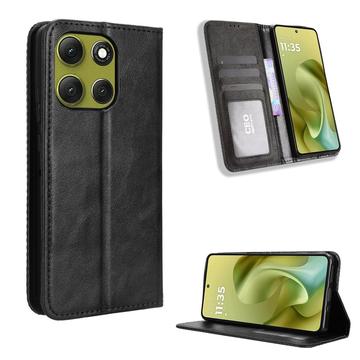 Husă Portofel Cu Închidere Motorola Moto G86 - Retro