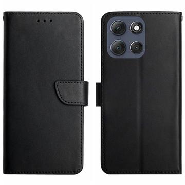 Husă Piele Portofel cu Kickstand Motorola Moto G86 - Negru