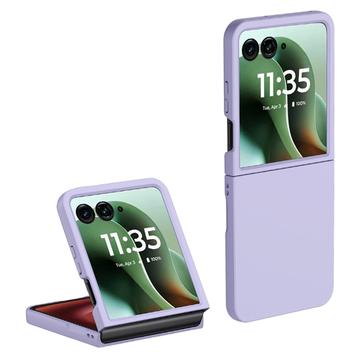 Husă Plastic Cauciucat Motorola Razr 60 Ultra - Violet