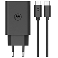 Încărcător de Perete Motorola TurboPower 68W cu Cablu USB-C SJMC682