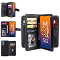Husă Portofel Samsung Galaxy M52 5G - Multi-Card Slot - Negru