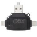 Cititor de carduri MicroSD/SD multifuncțional 4 în 1