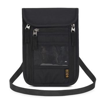 Geantă de călătorie multifuncțională cu protecție RFID - negru