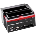 Stație Andocare Multifuncțională USB 2.0 la SATA/IDE (Ambalaj Deschis - Satisfăcător) - Negru