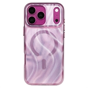 Husă hibridă magnetică iPhone 18 Pro/17 Pro cu efect strălucitor Mutural - Violet