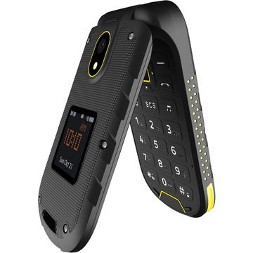 MyPhone Hammer Bow LTE IP68 Flip Phone - Negru / Galben