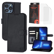 Husă de portofel din piele MyTPhone CardMate pentru iPhone 13 Pro