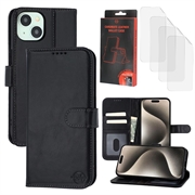Husă de portofel din piele MyTPhone CardMate pentru iPhone 15 Plus/14 Plus