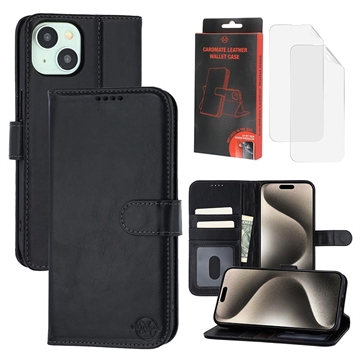 Husă de portofel din piele MyTPhone CardMate pentru iPhone 15