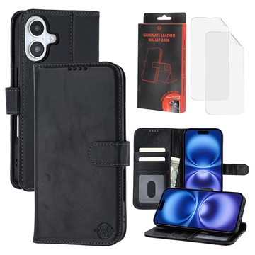 Husă de portofel din piele MyTPhone CardMate pentru iPhone 16