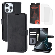 Husă de portofel din piele MyTPhone CardMate pentru iPhone 16 Pro