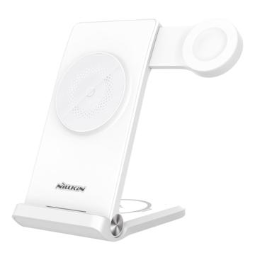Încărcător Wireless MagSafe 3-în-1 Nillkin Powertrio cu Încărcător pentru Smartwatch Samsung