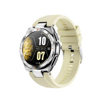 NX17 1.19-inch AMOLED AMOLED Femei impermeabil Bluetooth Apelare Smart Watch Fitness Tracker Smart Bracelet - galben