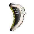 NY-S008 RF & EMS Gua Sha Masaj facial - LED cu 5 culori - auriu