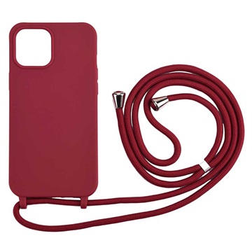 Husă TPU iPhone 12/12 Pro - Necklace - Roșu