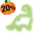 Neolia Lumină neon decorativă - Dinozaur - Verde