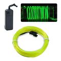 Șir LED Neon 3 metri - Verde fluorescent