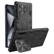Husă hibridă Samsung Galaxy S25 Ultra Nillkin CamShield Armor Prop - compatibilă cu MagSafe - Negru